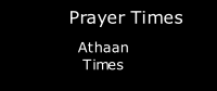 Prayer Times
